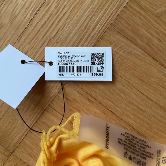 Dynamite Samana Cut Out Halter Swimsuit - Picture 8 of 12